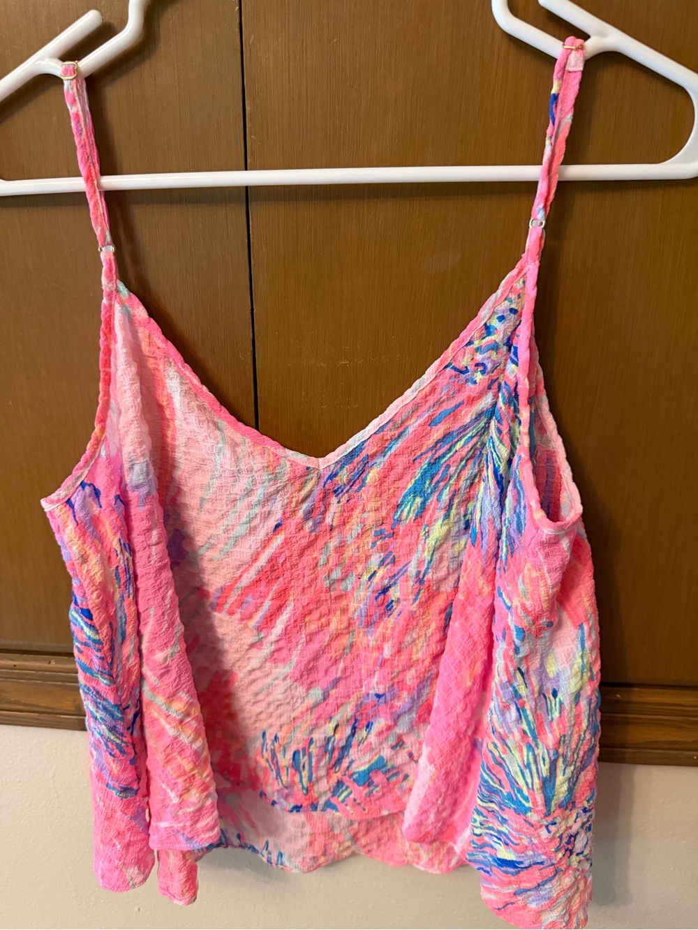 Lilly Pulitzer Cropped Aletta Top in Never Been Betta Print, Small